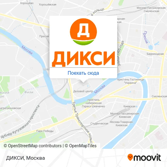 Карта ДИКСИ