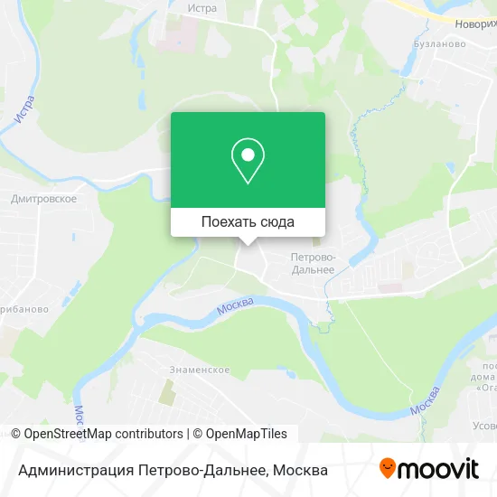 Карта Администрация Петрово-Дальнее
