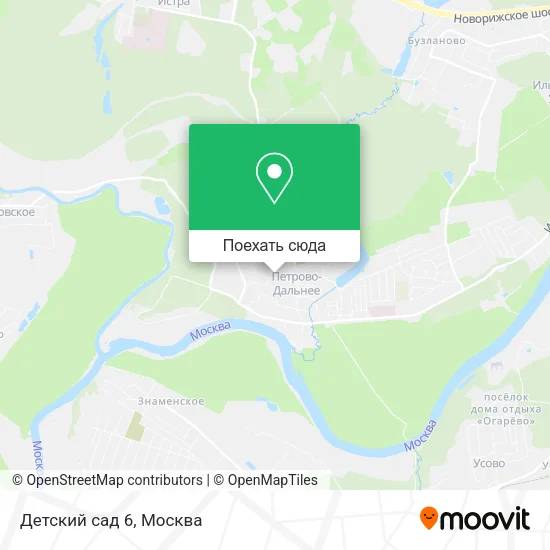 Карта Детский сад 6