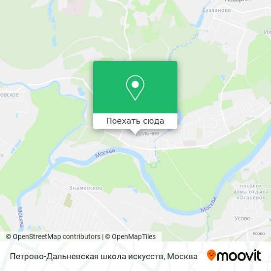 Карта Петрово-Дальневская школа искусств