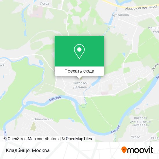 Карта Кладбище