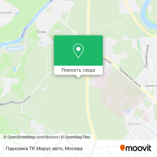 Карта Парковка ТК Мирус авто