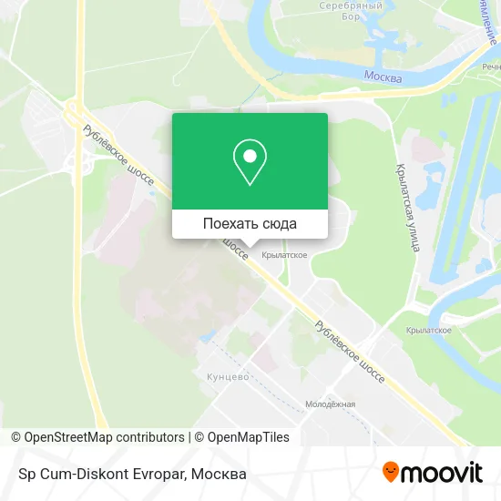 Карта Sp Cum-Diskont Evropar