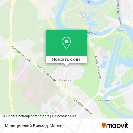 Карта Медицинский Виамед