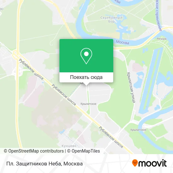 Карта Пл. Защитников Неба