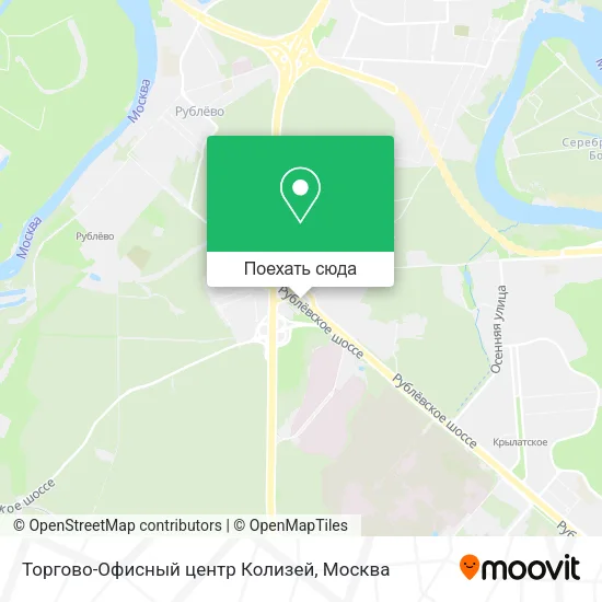 Карта Торгово-Офисный центр Колизей