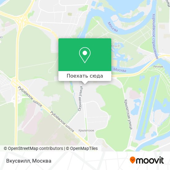 Карта Вкусвилл