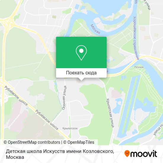 Карта Детская школа Искусств имени Козловского