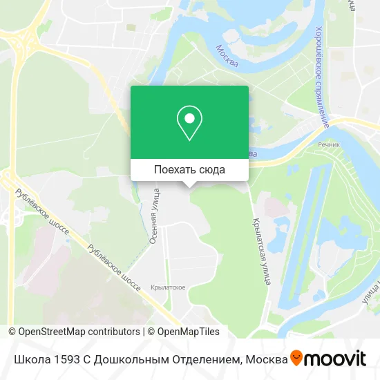 Карта Школа 1593 С Дошкольным Отделением