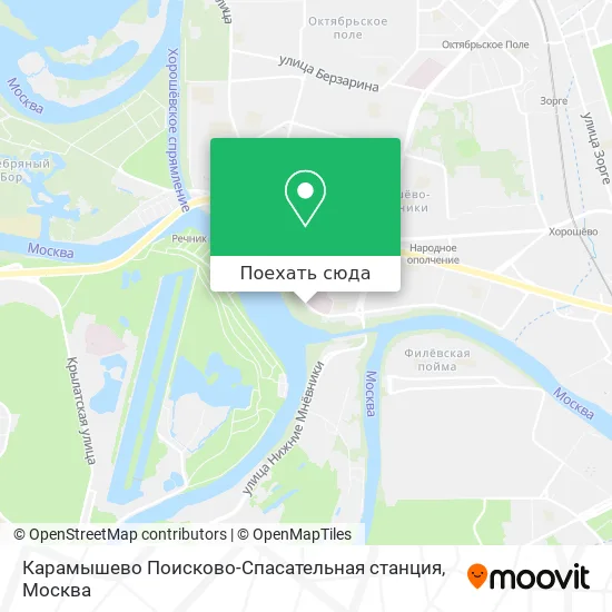 Карта Карамышево Поисково-Спасательная станция