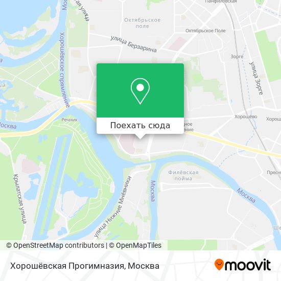 Карта Хорошёвская Прогимназия