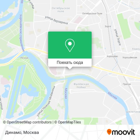Карта Динамо