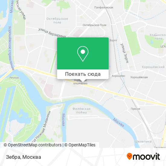 Карта Зебра