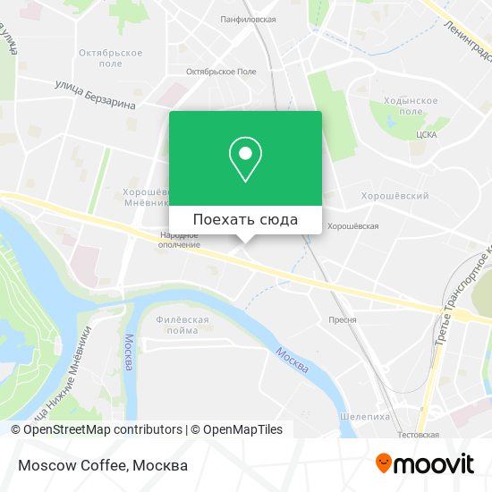 Карта Moscow Coffee