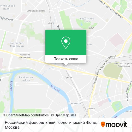 Карта Российский федеральный Геологический Фонд