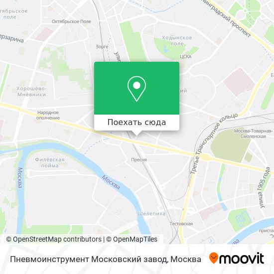 Карта Пневмоинструмент Московский завод