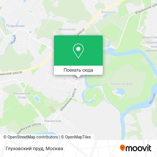 Карта Глуховский пруд