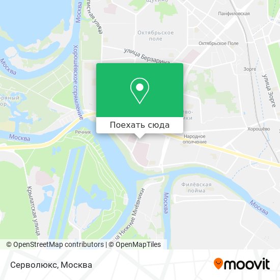 Карта Серволюкс
