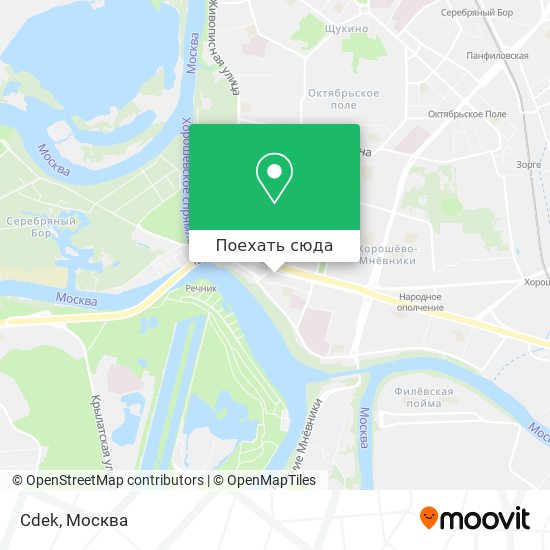 Карта Cdek