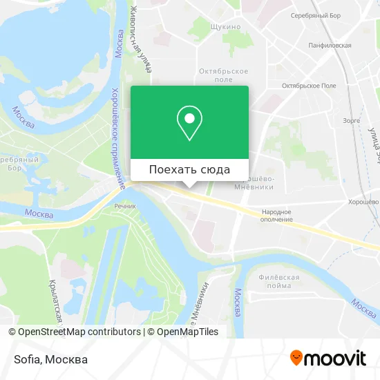 Карта Sofia