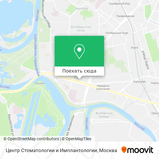 Карта Центр Стоматологии и Имплантологии