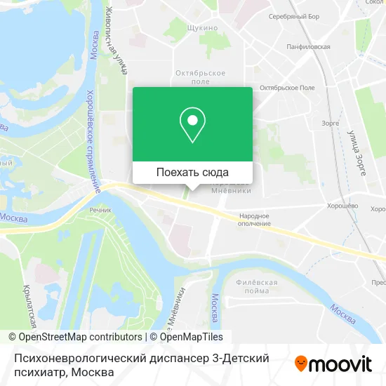 Карта Психоневрологический диспансер 3-Детский психиатр