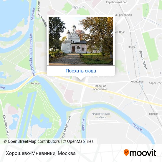 Карта Хорошево-Мневники
