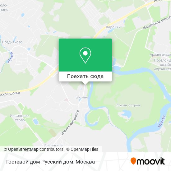 Карта Гостевой дом Русский дом
