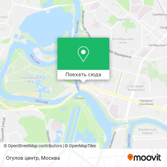 Карта Огулов центр