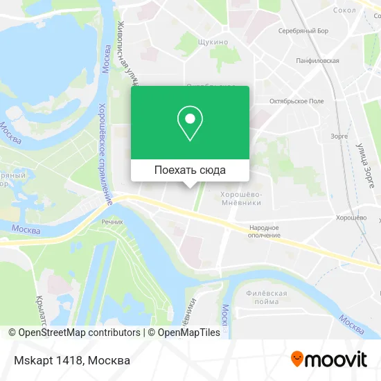 Карта Mskapt 1418