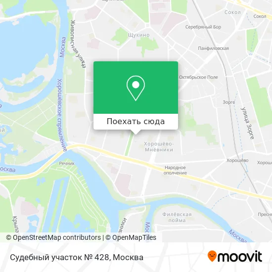 Карта Судебный участок № 428