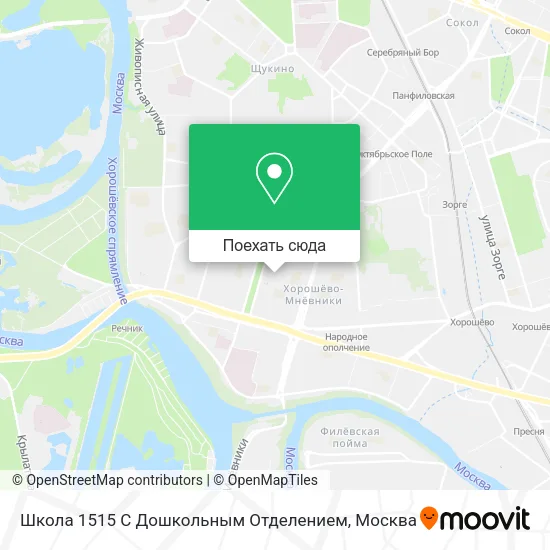Карта Школа 1515 С Дошкольным Отделением