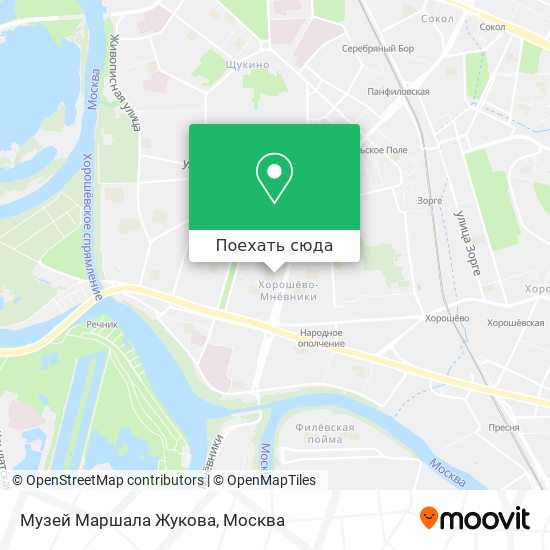 Карта Музей Маршала Жукова