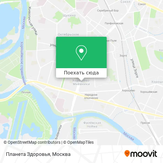Карта Планета Здоровья