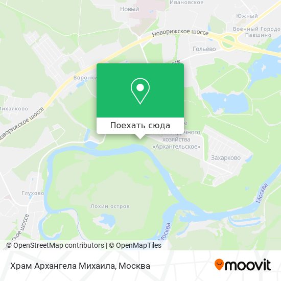 Карта Храм Архангела Михаила