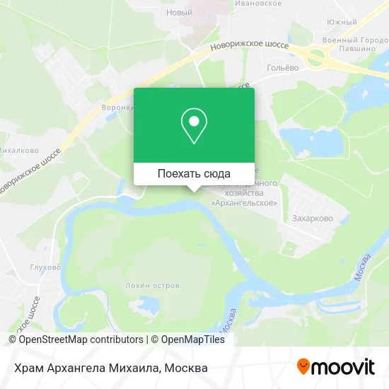 Карта Храм Архангела Михаила