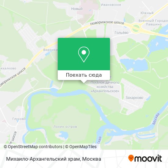 Карта Михаило-Архангельский храм