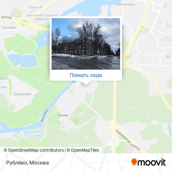 Карта Рублёво