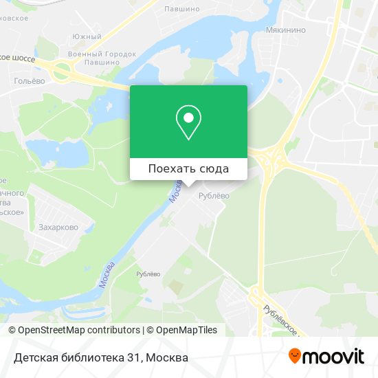 Карта Детская библиотека 31