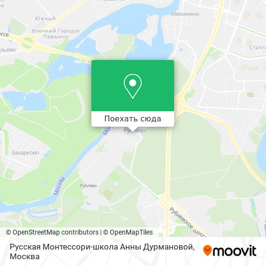 Карта Русская Монтессори-школа Анны Дурмановой
