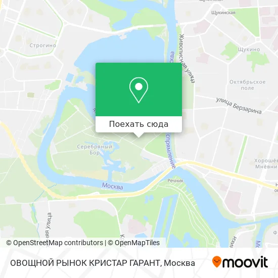 Карта ОВОЩНОЙ РЫНОК КРИСТАР ГАРАНТ