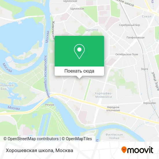 Карта Хорошевская школа