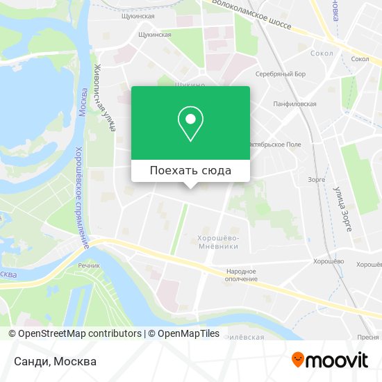 Карта Санди