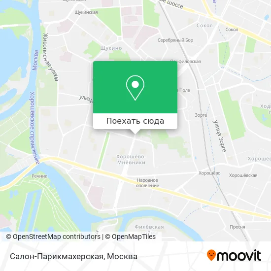 Карта Салон-Парикмахерская