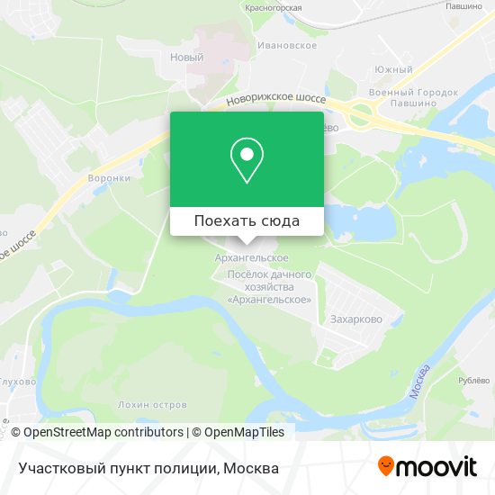 Карта Участковый пункт полиции