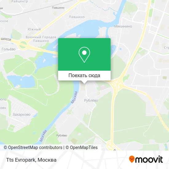 Карта Tts Evropark
