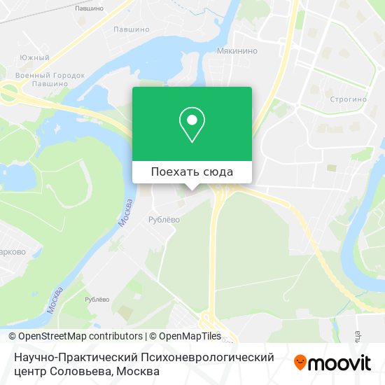 Карта Научно-Практический Психоневрологический центр Соловьева