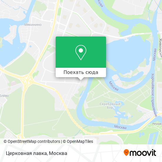 Карта Церковная лавка