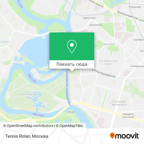 Карта Tennis Rolan