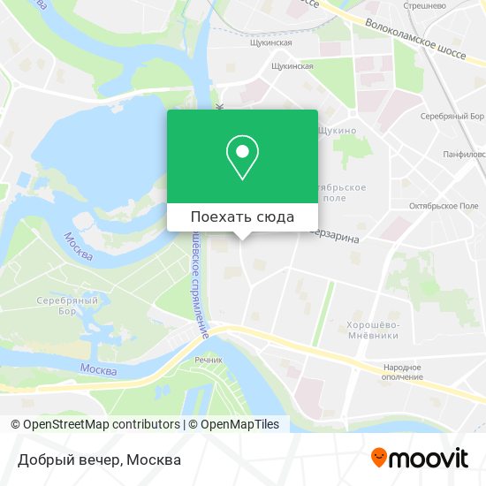 Карта Добрый вечер